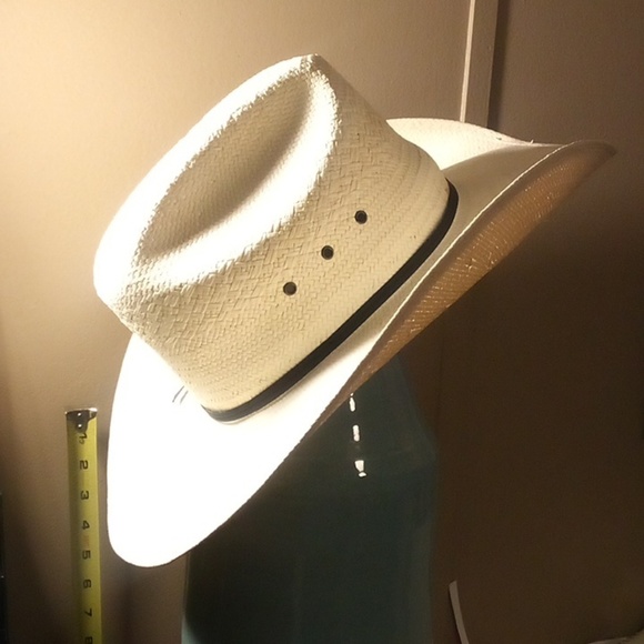 Bailey Western Straw Hat - Size 6 7/8 - Picture 4 of 17